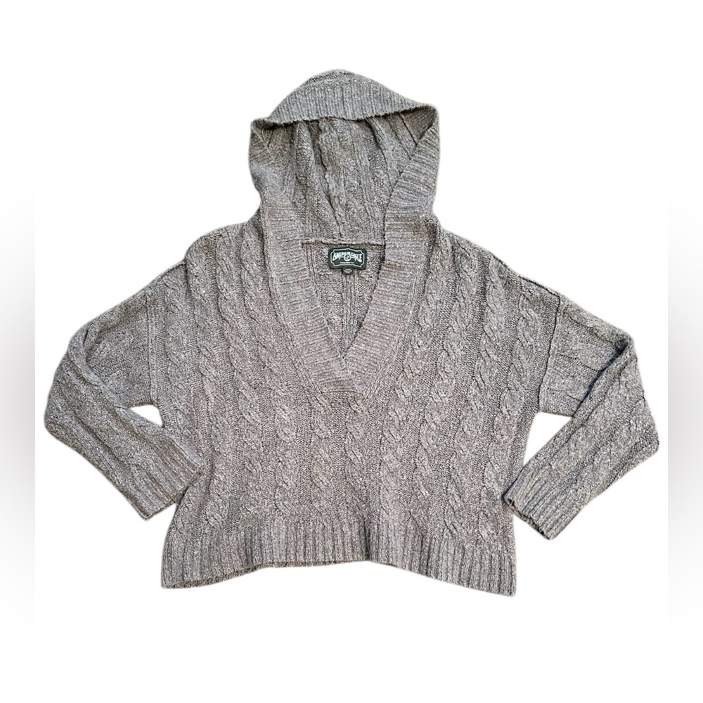 American Eagle Cropped Knit Sweater